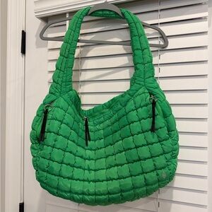 Free People Quilted Carryall Tote Bag